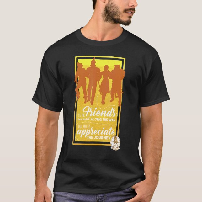Camiseta O Feiticeiro do Grupo Oz Os Amigos que Nos Encontr (Frente)
