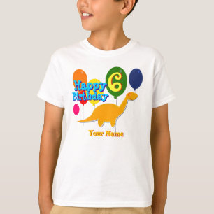 Camiseta O feliz aniversario 6 anos de partido Balloons o T