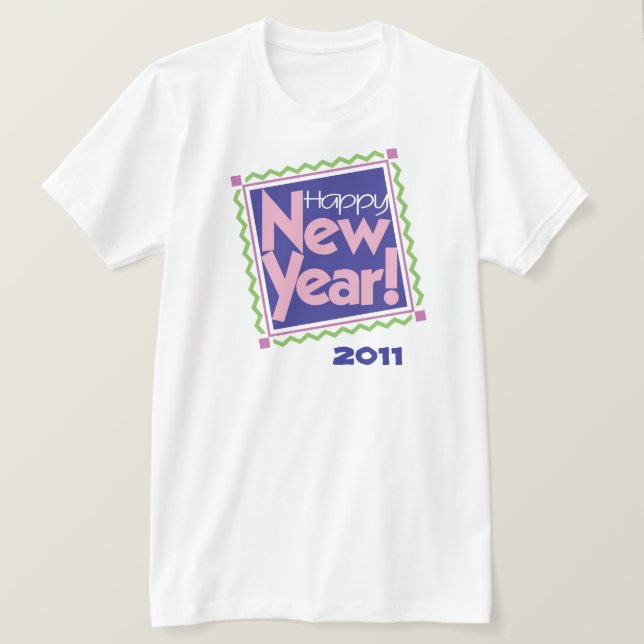 CAMISETA O FELIZ ANO NOVO (Frente do Design)