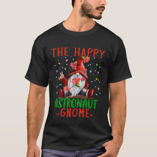 Camiseta O Feliz Astronauta Gnomo Astronauta Chri