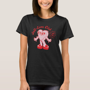 Camiseta O Feliz dia de os namorados Retro-Love Club, Cute