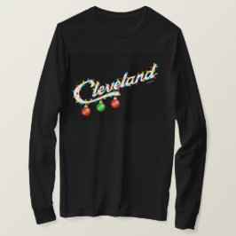 Camiseta O feriado de Cleveland ilumina a camisola