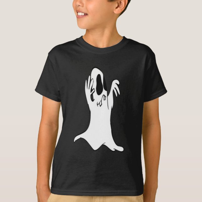 Camiseta O feriado do fantasma do Dia das Bruxas caçoa o (Frente)