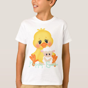 Camiseta O feriado do pintinho da páscoa caçoa o t-shirt