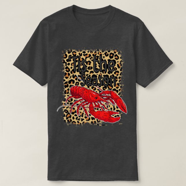 Camiseta O Festival De Carnaval De Leopard Mardi Gras É O S (Frente do Design)