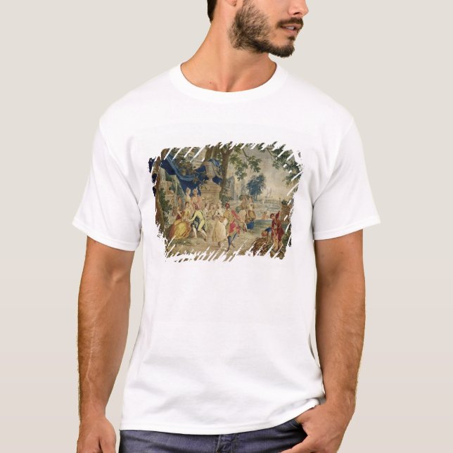 Camiseta O Fete da vila após D.Teniers (Frente)