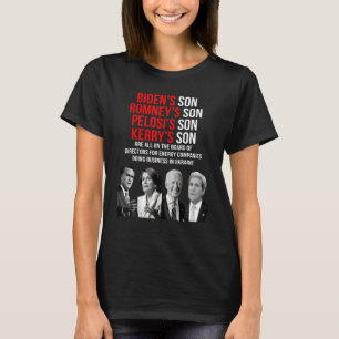 Camiseta O Filho De Bi Den Engraçado Está Todos A Conselho