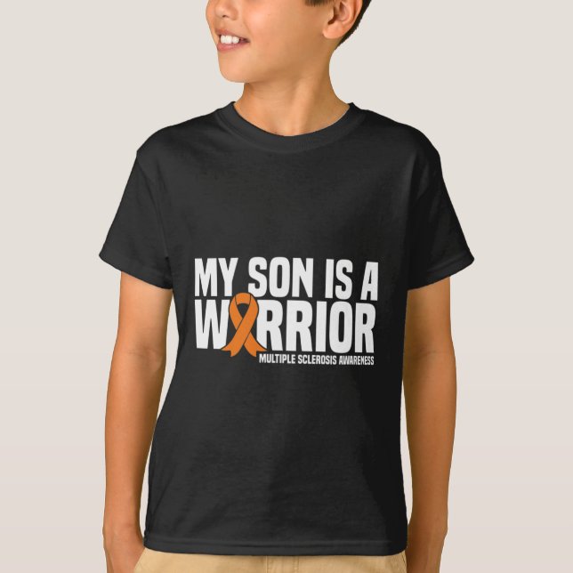 Camiseta O Filho É Um Guerreiro E A Sensibilização Para A E (Frente)