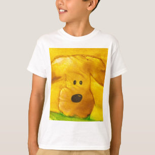 Camiseta O filhote de cachorro da aguarela caçoa o t-shirt