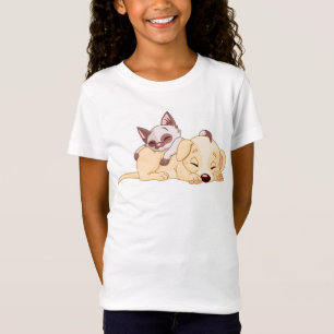 Camiseta O filhote de cachorro do sono/Bella das meninas