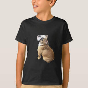 Camiseta O filhote de cachorro inglês do buldogue com