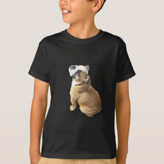 Camiseta O filhote de cachorro inglês do buldogue com