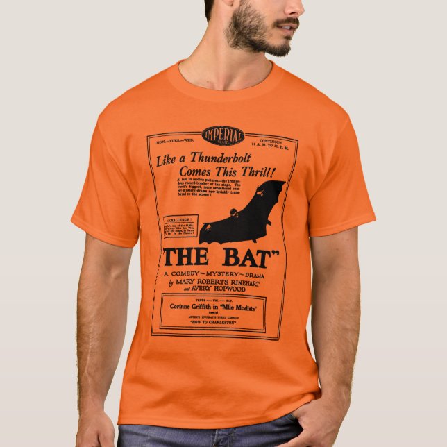 Camiseta O filme 1926 silencioso da comédia do mistério do (Frente)
