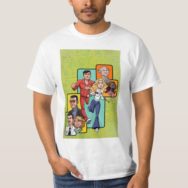 Camiseta O filme de homem de 6 milhões de dólares (Frente)