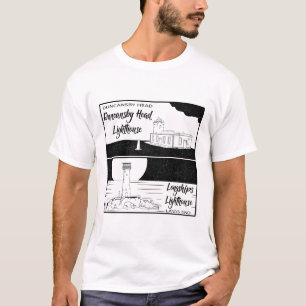 Camiseta O fim da terra John o'cultiva os faróis