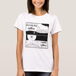 Camiseta O fim da terra John o'cultiva os faróis