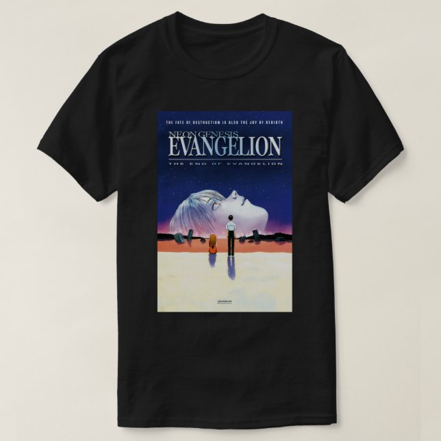 Camiseta O Fim do Evangelion [ALTA QUALIDADE] (Frente do Design)