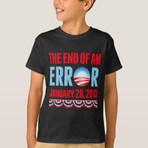 Camiseta O fim erro de um 20 de janeiro de 2013 Obama