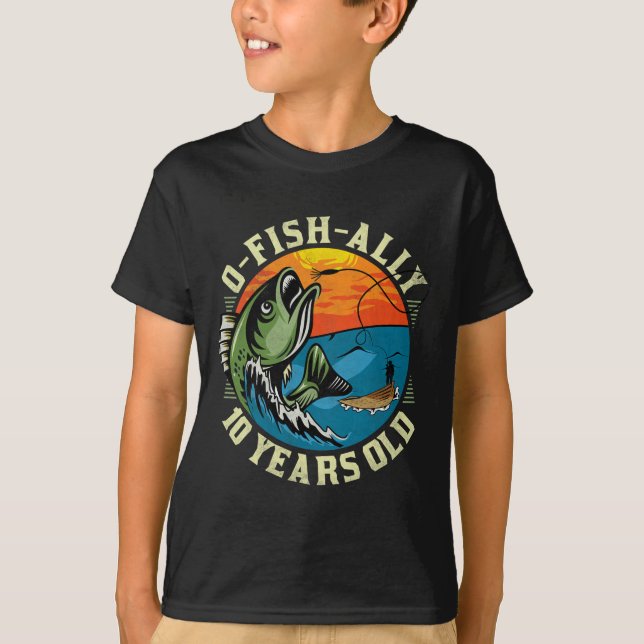 Camiseta O-fish-ally 10 Years Old  (Frente)