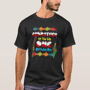 Camiseta O Fish Ally One Birthday Outfit Madrinha de Nascim