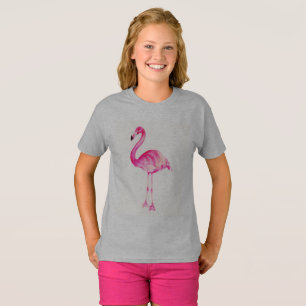 Camiseta O flamingo cor-de-rosa