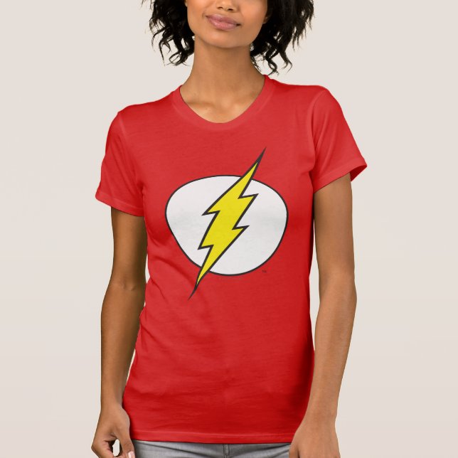 Camiseta O Flash | Bolsa de raios (Frente)