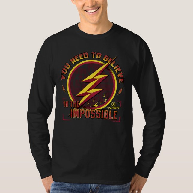 Camiseta O Flash | É Necessário Acreditar No Impossível (Frente)