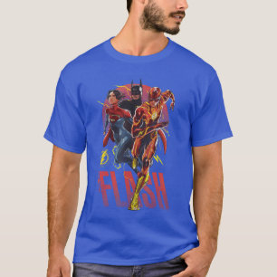 Camiseta O Flash Filme Principais Heróis Grupo Fotografia A