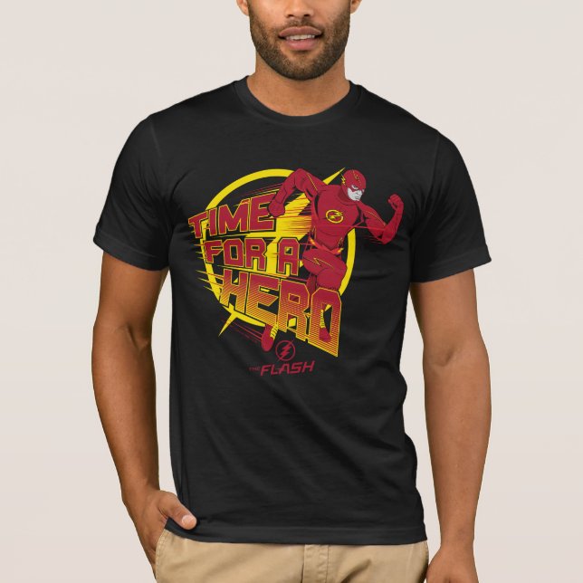 Camiseta O Flash | Gráfico "Hora De Um Herói" (Frente)