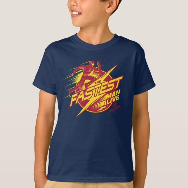 Camiseta O Flash | O Homem Mais Vivo (Frente)