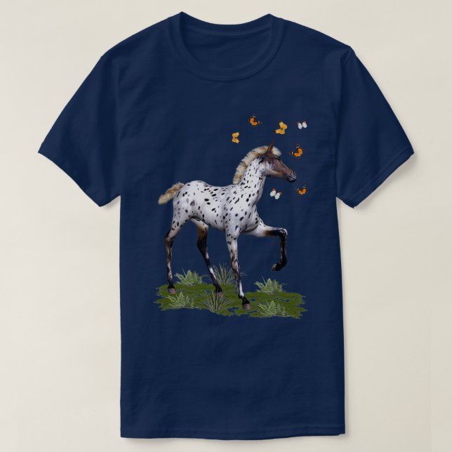 Camiseta O Foal e as Borboletas (Frente do Design)
