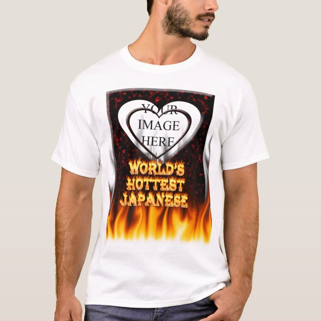 Camiseta O fogo do mundo e o marbl japoneses os mais (Frente)