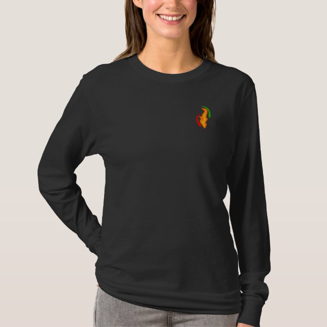 Camiseta O Fogo Quente do Cayenne Pepper (Frente)