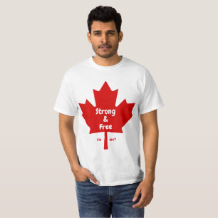 Camiseta O "Forte e Livre" Maple Leaf Tee
