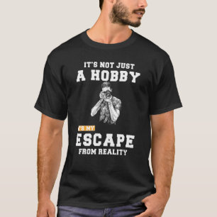 Camiseta O Fotógrafo Não É Apenas Um Hobby É A Minha Fuga P