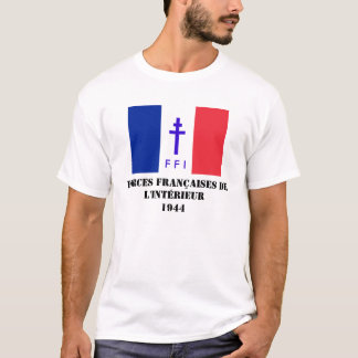 Camiseta O francês força a resistência