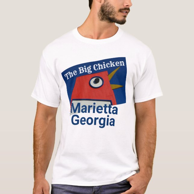 Camiseta O frango grande - Marietta, Georgia (Frente)