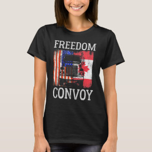 Camiseta O Freedom Convoy 2022 dá suporte ao canadense Tru