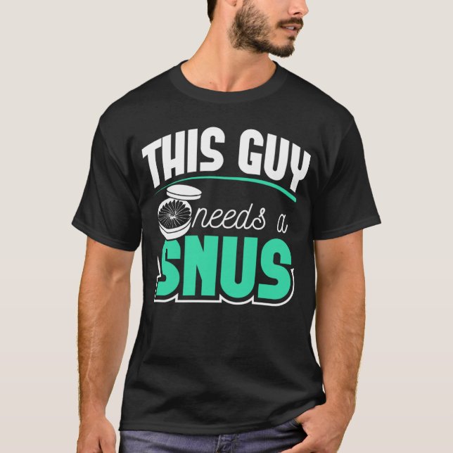 Camiseta O fumante de presente SNUS deixou de fumar anti-ni (Frente)