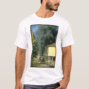Camiseta O fumo preto no tanque de Cresco, _Steam treina