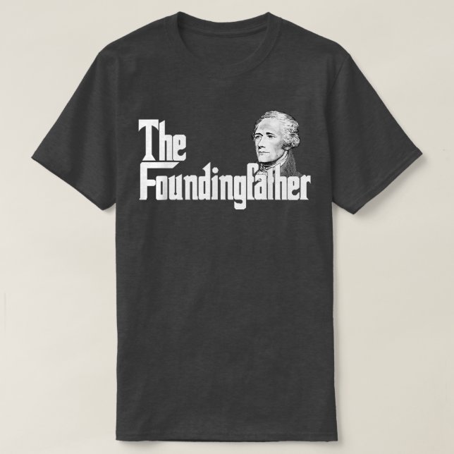 Camiseta O fundador Aleander Hamilton (Frente do Design)
