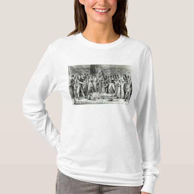 Camiseta O funeral de Jean Paul Marat (Frente)