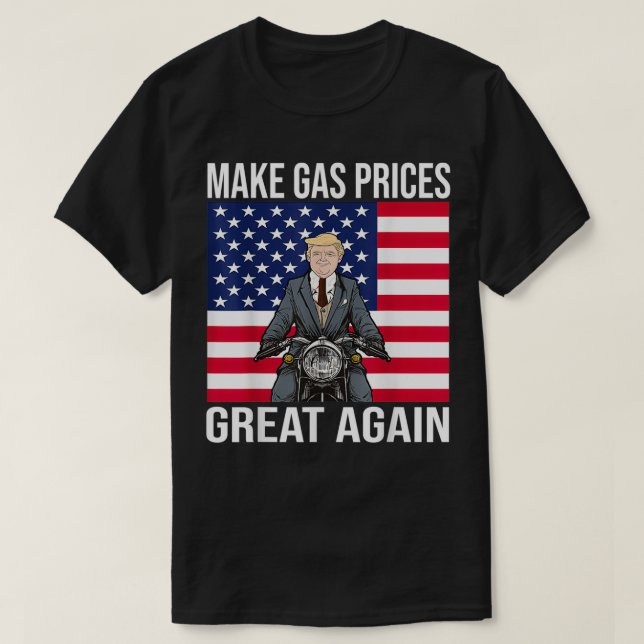 Camiseta O Funny Trump Supporter Faz Com Que Os Preços Do G (Frente do Design)