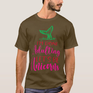 Camiseta O Funny Unicorn Adega Presente Que Estou Feita Adu