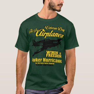 Camiseta O Furacão Hawker dos Aviões Excelentes