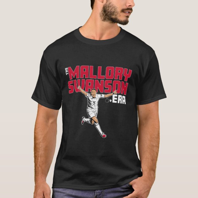 Camiseta O Futebol Da Era Mallory Swanson Dos Eua (Frente)
