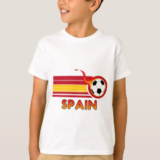 Camiseta O futebol da espanha caçoa o t-shirt