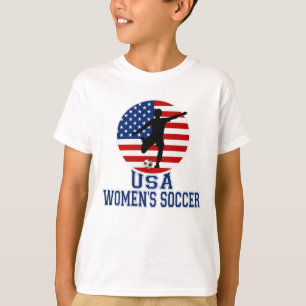 Camiseta O futebol das mulheres dos EUA