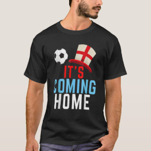 Camiseta O futebol de fã na Inglaterra está chegando em cas