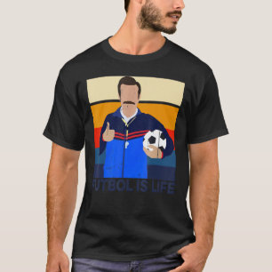 Camiseta O Futebol De Vintagem Retroativa É A Vida Essenci